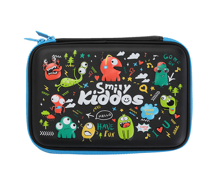 Smily Kiddos SK11001006 Single Compartment Pencil Case - Black - Zoom Image