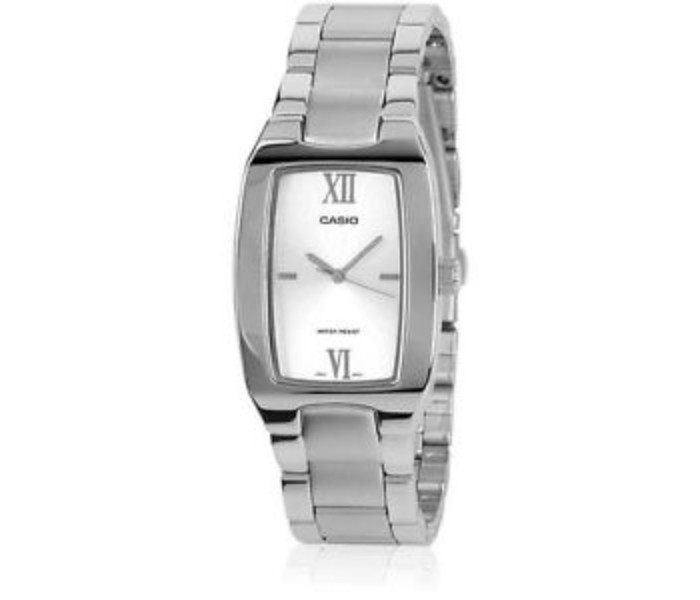 Casio MTP-1165A-7C2DF Mens Analog Watch Silver and White - Zoom Image