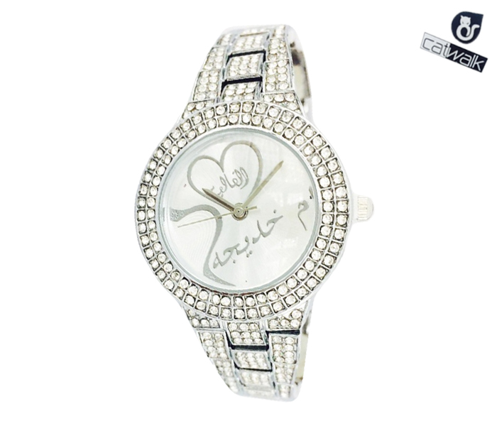 Catwalk CW-174 Genuine quality Fashionable Cz Watch For Women Silver - Zoom Image