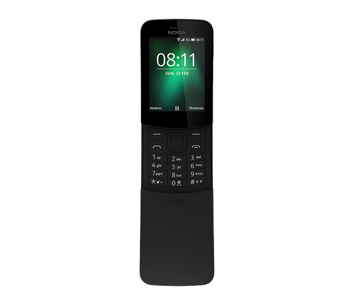 Nokia 8110 512MB RAM 4GB Storage Mobile Phone - Black - Zoom Image 5