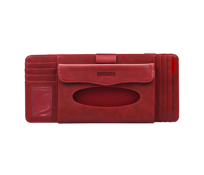 Promate CARCADDY Multi-Function Car Visor Organizer - Red - Zoom Image 5