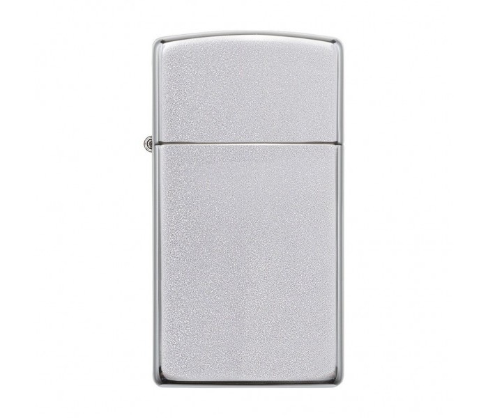 Zippo 1605 Slim Satin Chrome Lighter Silver - Zoom Image 4