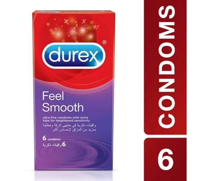 Durex Condoms 6 Pcs - Feel Smooth - Zoom Image 1