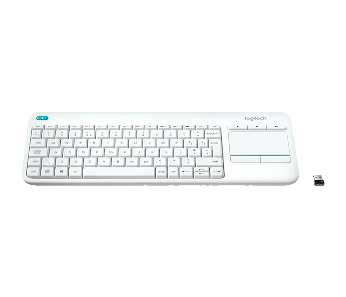 Logitech 920-007146 K400 Plus Wireless Keyboard with Touchpad - English, White - Zoom Image 3