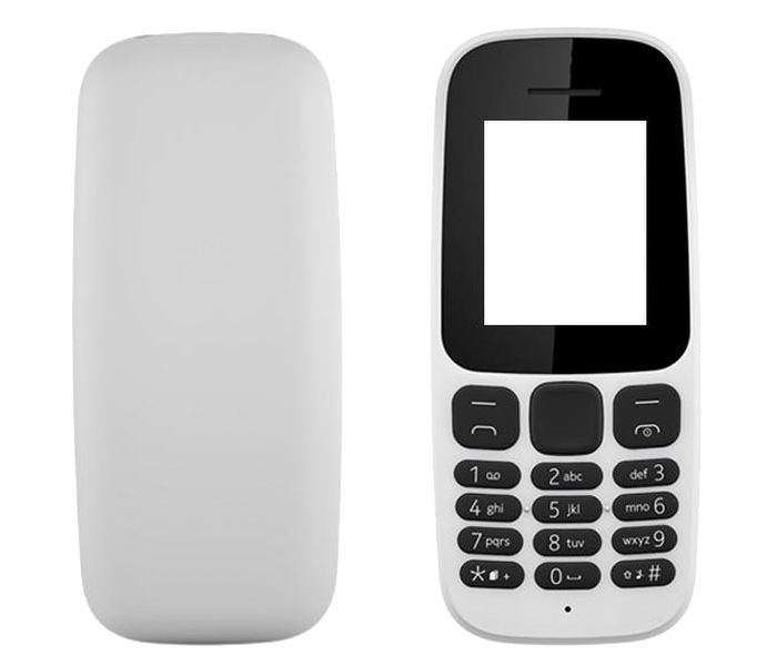 Nokia 105 Single Sim Mobile Phone - White - Zoom Image 2