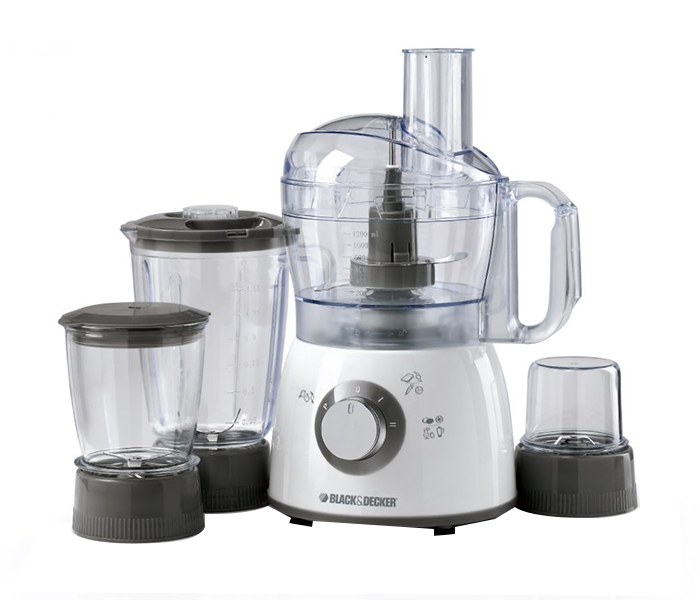 Black and Decker FX400BMG-B5 400W Midi Food Processor with Blender, Mincer and Grinder - Zoom Image