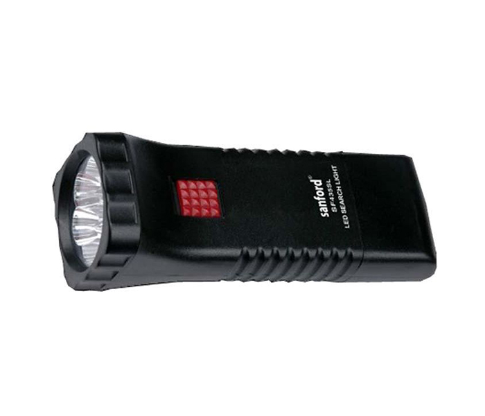 Sanford SF435SL Rechargeable LED Torch Light - Black - Zoom Image