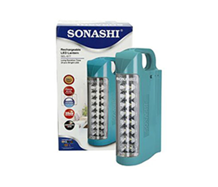 Sonashi SEL-677 24 Piece Rechargeable LED Lantern - Aqua - Zoom Image 1