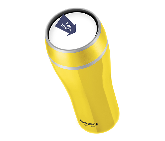 Lamart LT4027 Flac Thermo 400ML Vacuum Flask - Yellow - Zoom Image 1