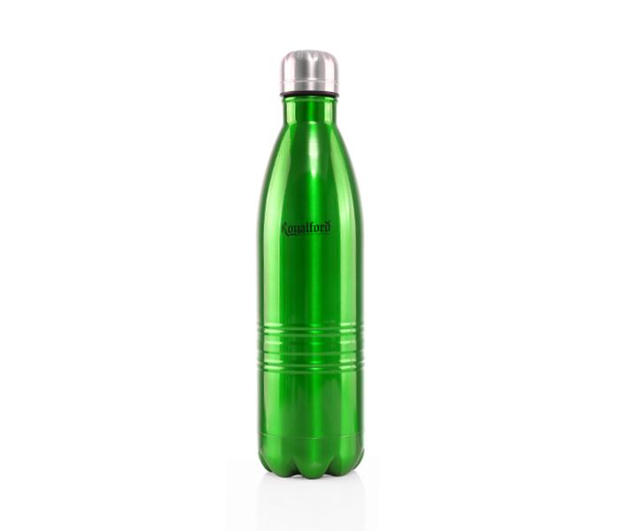 Royalford RF5769 500 ml Stainless Steel Vacuum Bottle - Green - Zoom Image