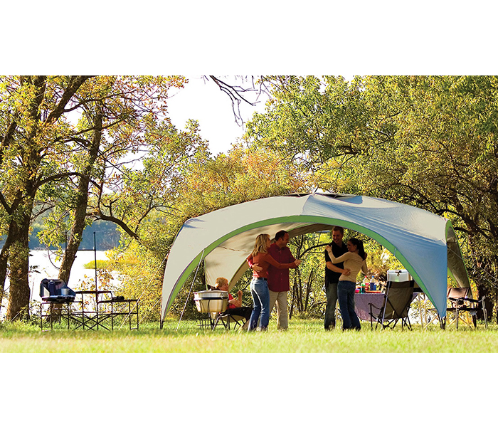 Coleman 2000016833 3.56 x 3.6 M Event Shelter - Grey & Green - Zoom Image 2