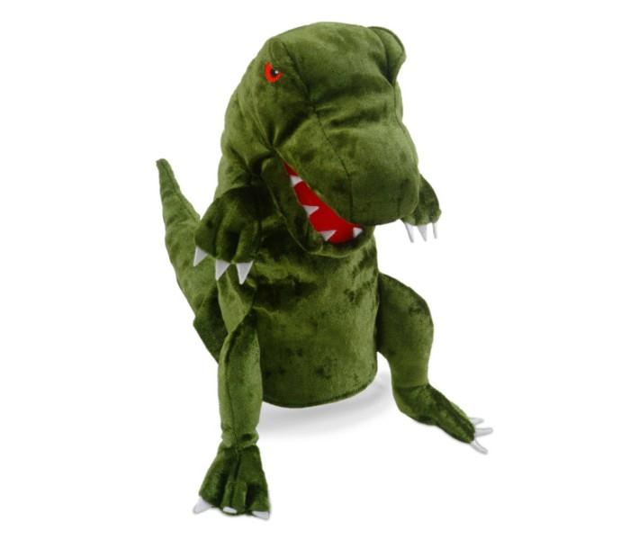 Fiesta Crafts T-2737 Hand Puppet Dinosaur Green - Zoom Image 2