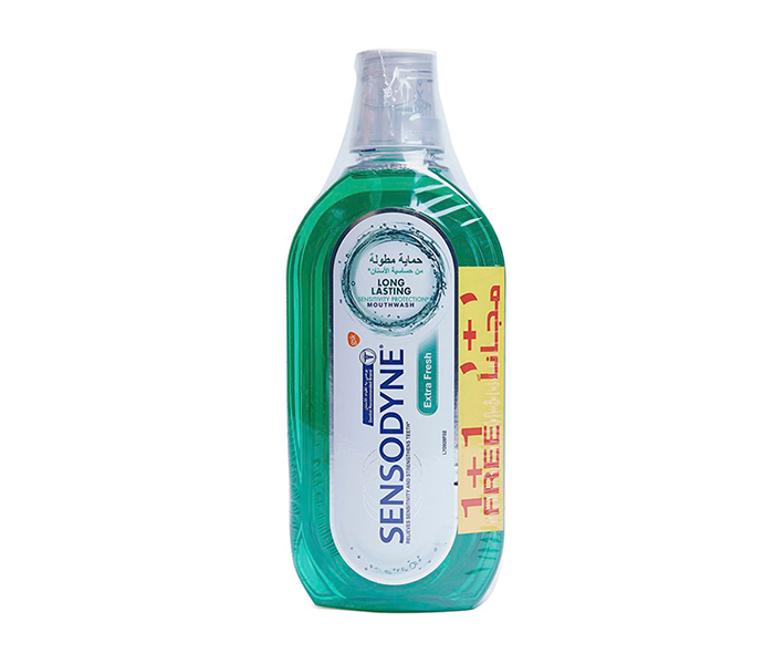 Sensodyne N13415590A 2 Pieces Extra Fresh Mouthwash - 500ML - Zoom Image