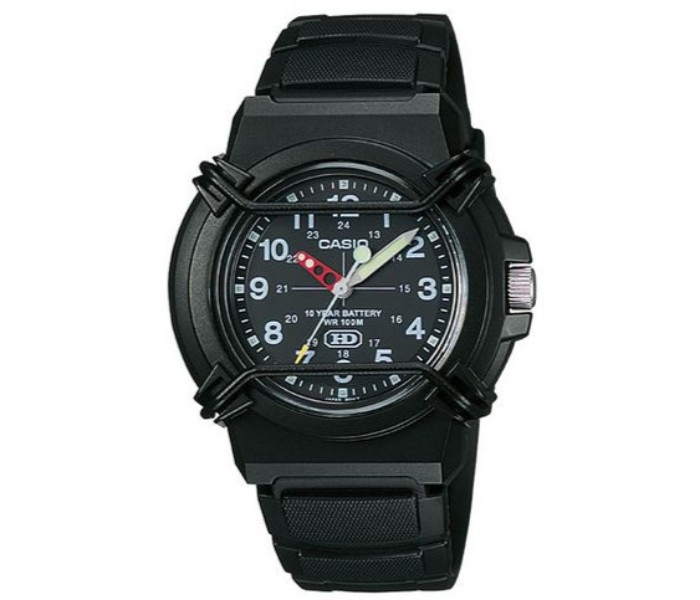 Casio HDA-600B-7BVDF (CN) Mens Analog Watch Black and White - Zoom Image