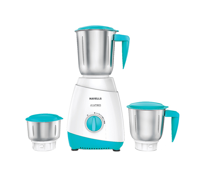 Havells Asrpro 500 Watts Mixer Grinder with 3 Steel Jar - Zoom Image