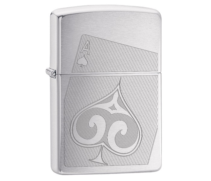 Zippo 29685 Ace of Spades Lighter Silver - Zoom Image