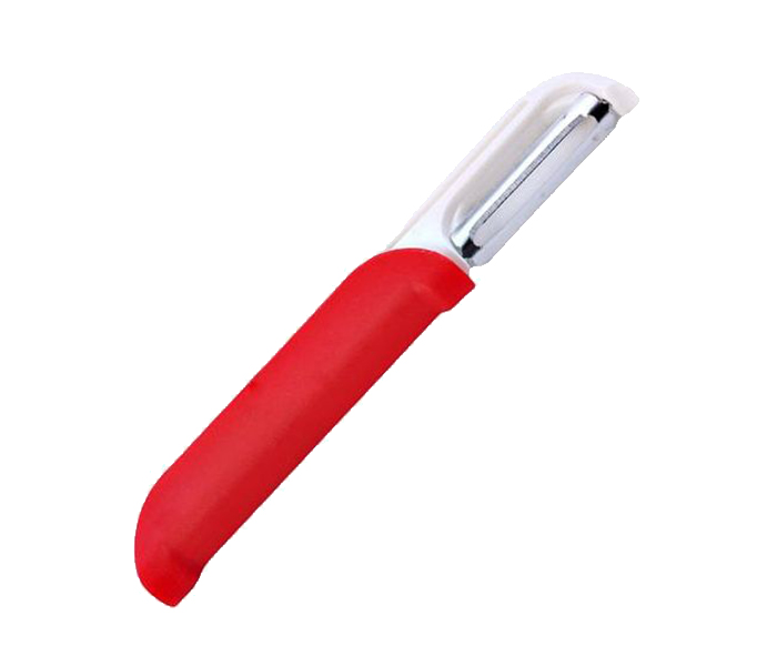 Royalford RF7134 Stainless Steel Peeler - Red & Silver - Zoom Image 1