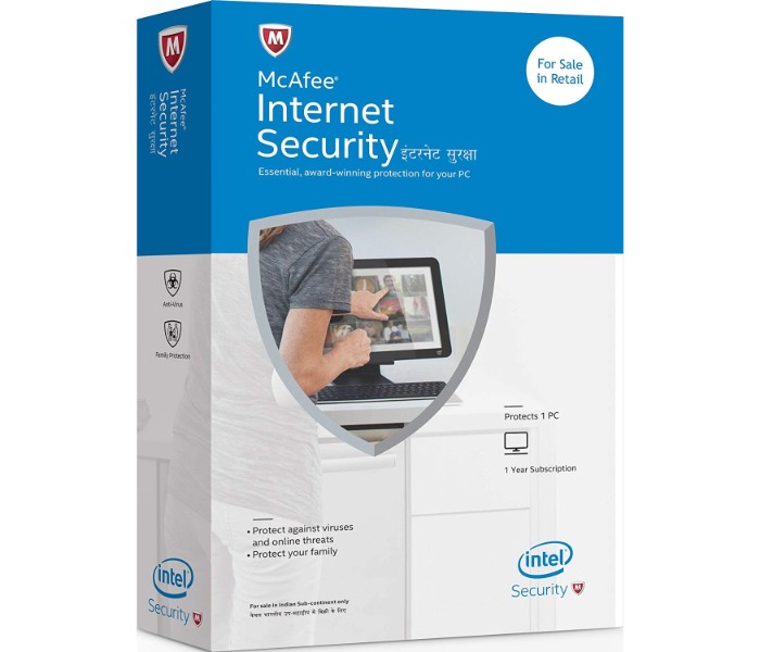 McAfee Antivirus Internet Security 1 PC - Zoom Image