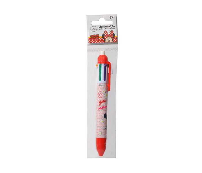 Minnie S4-MIS07442 5 in 1 Style Icon Mechanical Pen with Eraser - Zoom Image