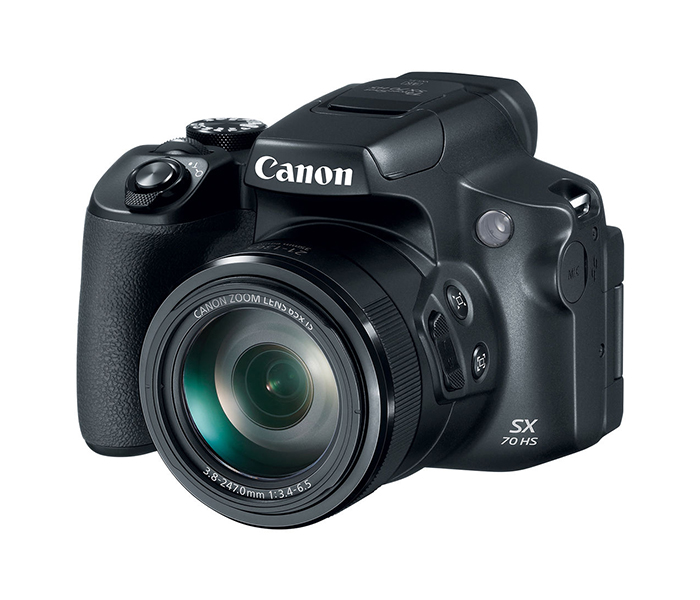 Canon SX70 HS 16.1 MP Powershot Digital Camera - Black - Zoom Image 1