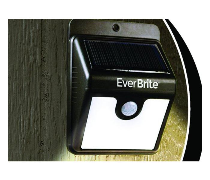 Ever Brite Motion Activated LED Solar Light - Black - Zoom Image 2