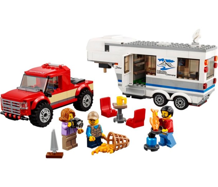 Lego City 60182 Pickup and Caravan Multicolor - Zoom Image 1