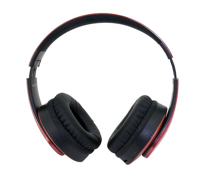 Sonashi HP-875BT Wireless Bluetooth Headphone - Maroon - Zoom Image 2