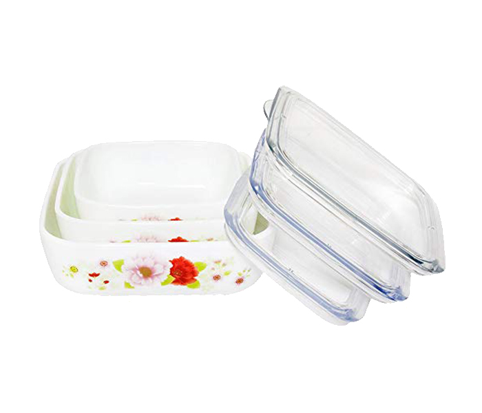 Royalford RF6048 3 Pieces Square Bowl Set - Zoom Image 3