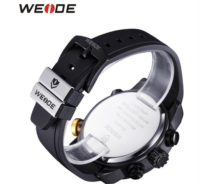 Weide WH 3401PU Mens Analog and Digital Watch Yellow and Black - Zoom Image 3