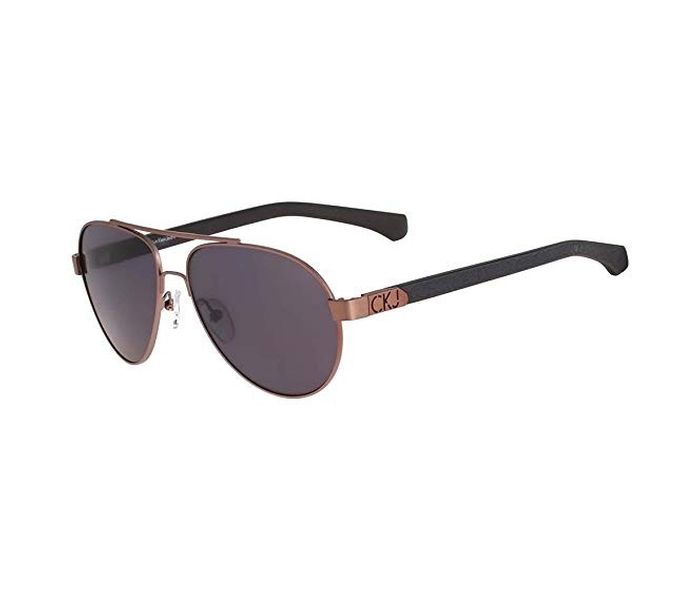 Calvin Klein CKJ462S 705 Aviator Bronze Frame & Grey Mirrored Sunglasses for Unisex - Zoom Image 1