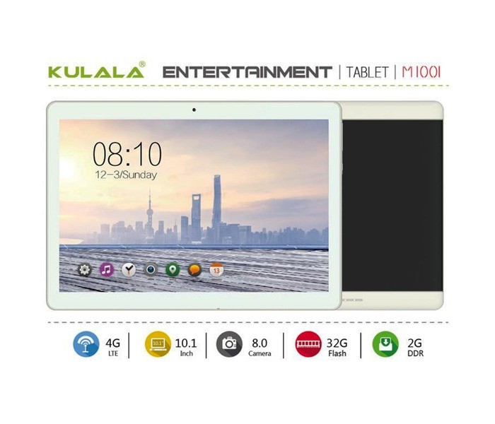 Kulala M-1001 10.1 inch Android 4G Tablet 2GB DDR 32GB Flash Black - Zoom Image