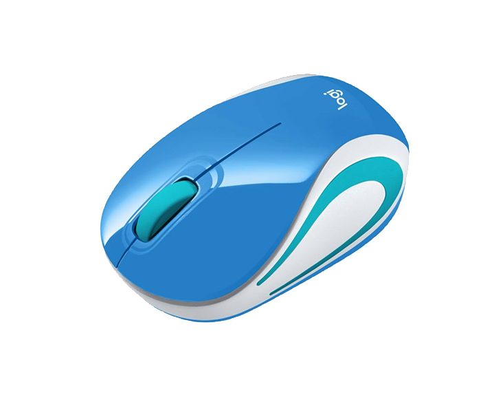 Logitech 910-002733 M187 Mini 2.4GHz Wireless Mouse - Blue - Zoom Image 2