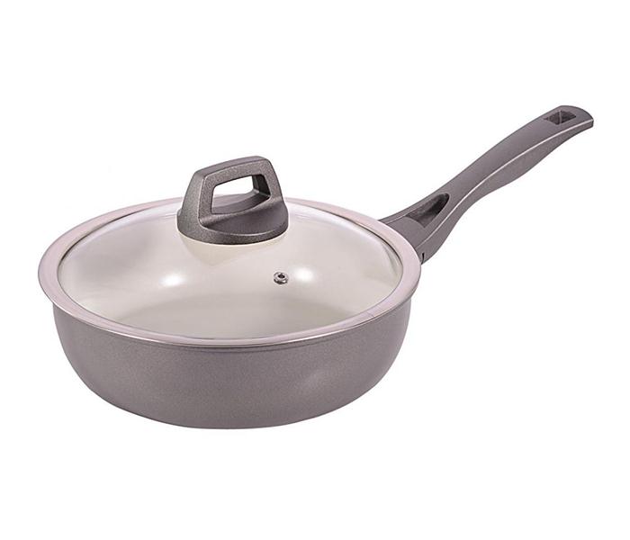 Royalford RF5994 24 cm Platinum Ceramic Coating Induction Based Sauce Pan with Lid - Zoom Image 3