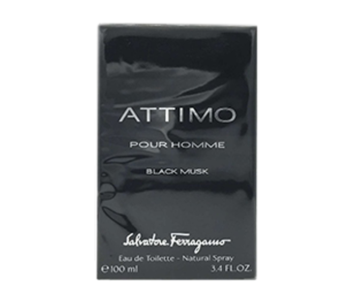 Salvatore Ferragamo 100ml Attimo Pour Homme Black Musk Eau De Toilette Spray for Men - Zoom Image 2