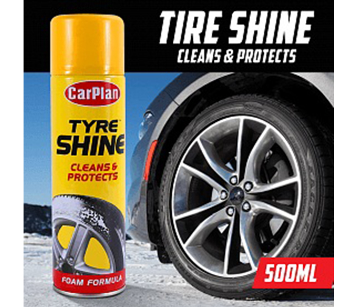 500ml Car Plan Tire Shine Cleans & Protects - Zoom Image 1