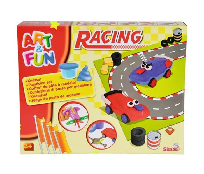 Simba 6322370 Art & Fun Racing Dough Set - Zoom Image 3