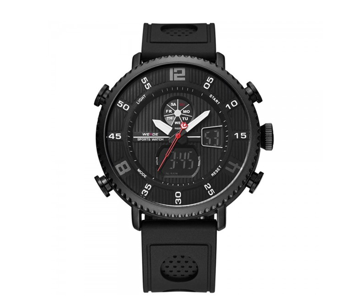 Weide WH-6106PU Analog and LCD Digital Watch Black and White - Zoom Image 1