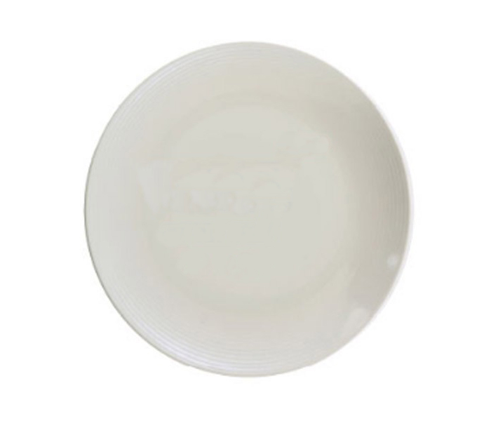 Royalford RF5840 8-inch Melamine Deep Plate - White - Zoom Image