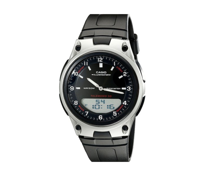 Casio AW-80-1AVDF (CN) Mens Analog and Digital Watch Black - Zoom Image 3