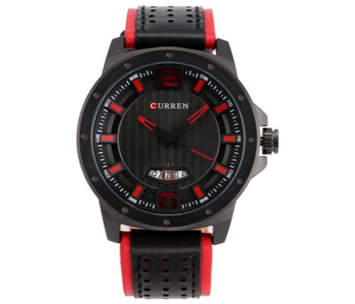 Curren 8293 Analog Quartz Watch For Men Black - Zoom Image 4