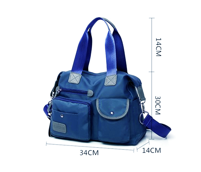 Oxford Femme Handbag & Backpack Set Of 5 PCs - Blue - Zoom Image 10