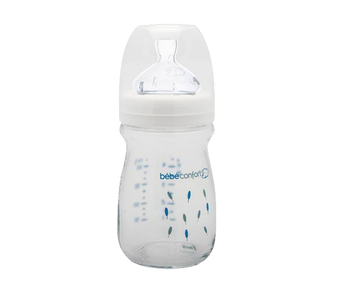 Bebe Confort 3102201700 S0 Glass Maternity Feeding Bottle with Silicone Nipple - 130ml - Zoom Image