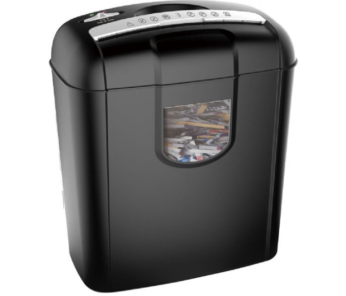 DSB FD506M 6 Sheets Cross Cut Shredder Black - Zoom Image