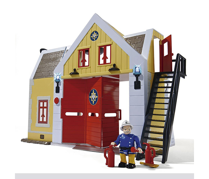 Simba 9251062 Sam Fire-Station with Figurine - Zoom Image 1