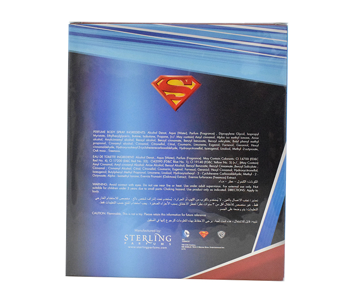 Warner Bros 50+150ml Superman Eau De Toilette Spray Gift Pack - Zoom Image 1