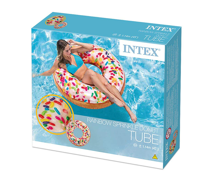 Intex ZX-56263 45-inch Sprinkle Donut Ring Tube Float - Zoom Image 2