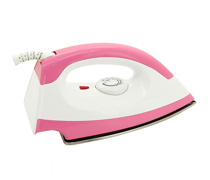 Sonashi SDI-6007 1000W Dry Iron with Stainless Steel Soleplate - Pink - Zoom Image 1