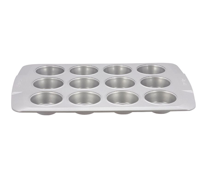 Prestige PR57983 12-Cup Bakeware Muffin Pan with Bottom Design - Grey - Zoom Image 2