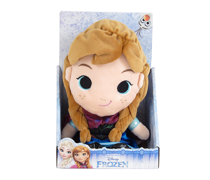 Disney Plush PDP1601172 10-inch Frozen Cute Face Anna Soft Toy - Zoom Image