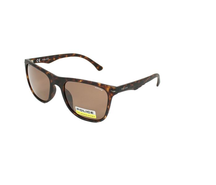 Police SPL357 878P Wayfarer Dark Havana Frame & Brown Mirrored Sunglasses for Unisex - Zoom Image 2